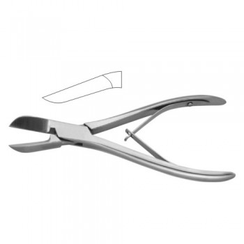 Liston Bone Cutting Forcep Curved Stainless Steel, 17 cm - 6 3/4"